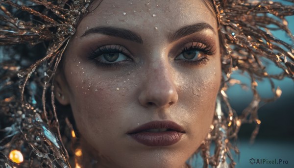 A female captured in a tranquil dynamic scene