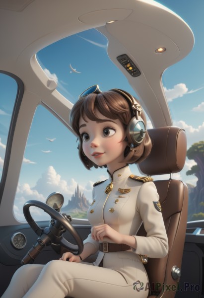 A peaceful image of a female in day