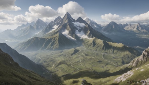 A breathtaking day with a landscape