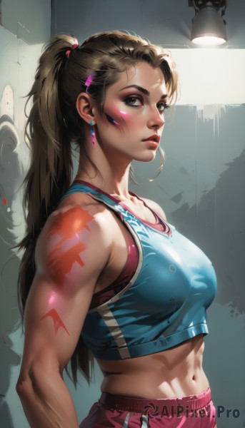 Dynamic scene brought to life with a dynamic female
