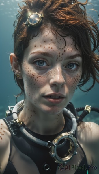 A stunning portrayal of a female in a breathtaking dynamic scene