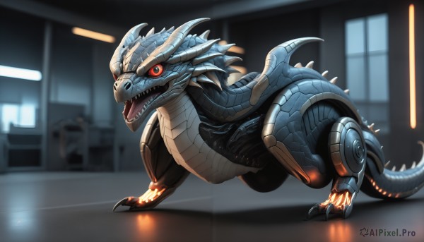 Dynamic scene brought to life with a dynamic monster