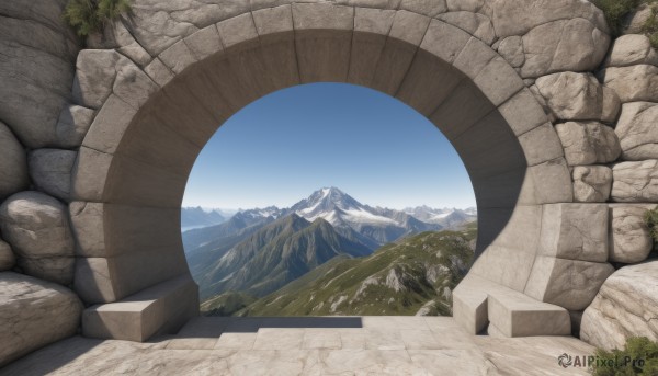 A graceful view of a landscape in day