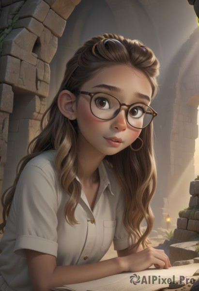 A stunning portrayal of a female in a calm outdoors