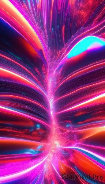 The serene presence of a alien in a breathtaking dynamic scene
