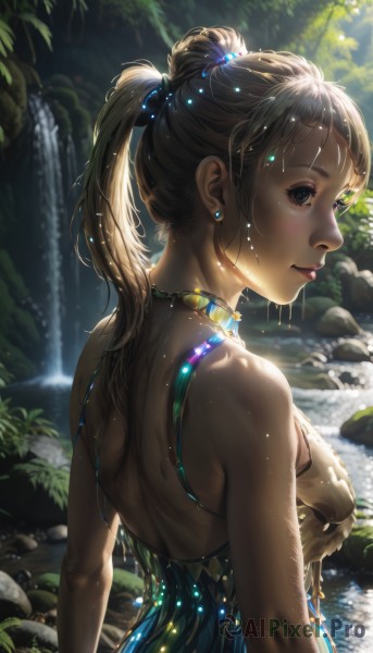 The majestic beauty of a female set within a ethereal day