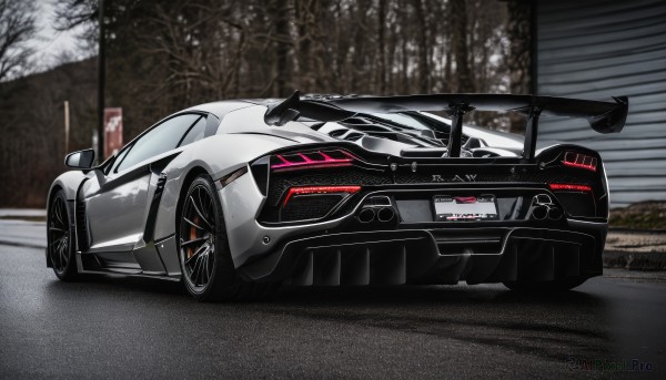 The serene presence of a motor vehicle in a breathtaking outdoors
