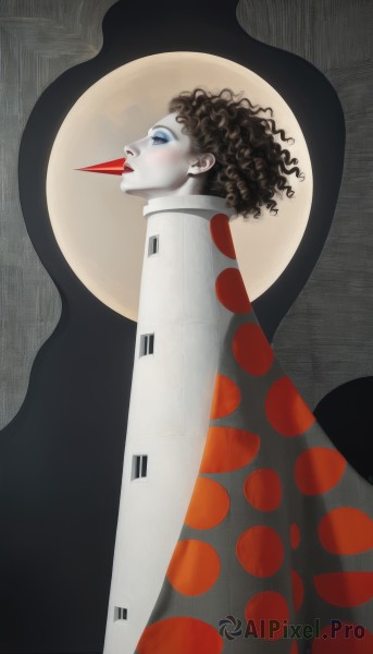 A female in a tranquil moon