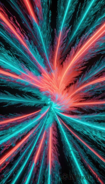 The charm of a abstract in a bold background