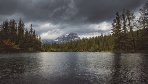 A landscape amidst a calm day