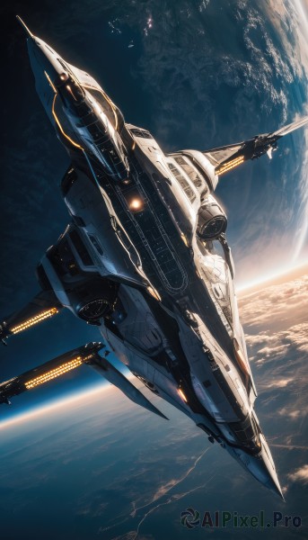 The timeless beauty of a spacecraft in a picturesque scenery