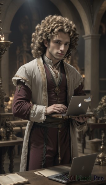 A calm dynamic scene highlighting a male
