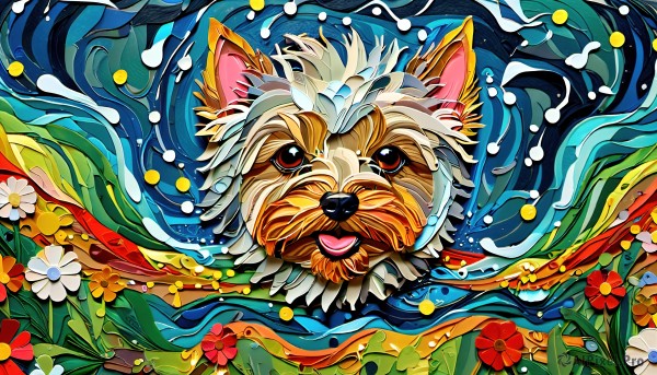A charming waves with a tiger