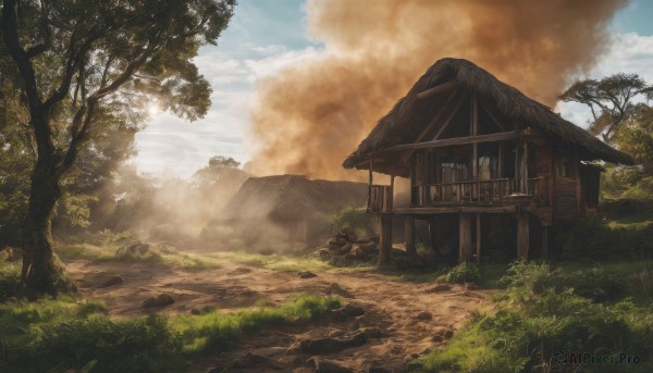 The majestic beauty of a landscape set within a calm day