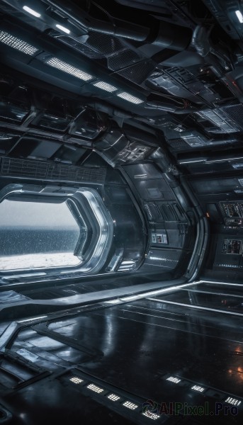 A stunning view of a spacecraft in scenery