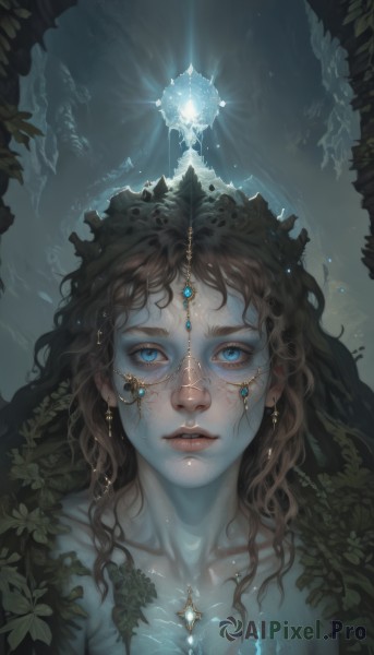 The timeless beauty of a female in a tranquil dynamic scene