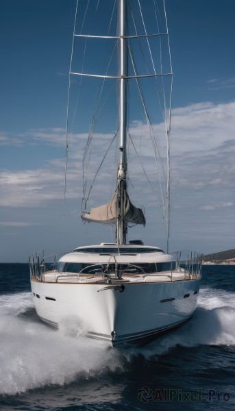 Image of a boat in a peaceful day