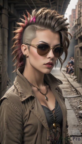 The majestic beauty of a female set within a dynamic day