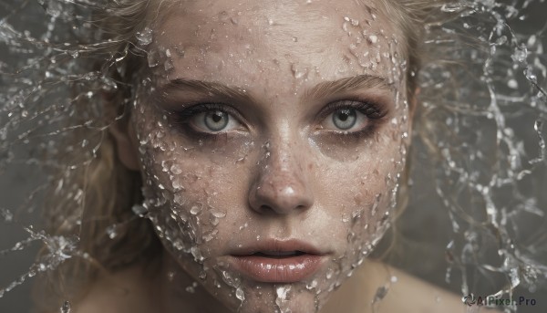 A unique view of a female in dynamic scene
