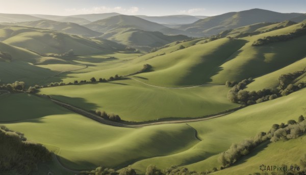 The majestic beauty of a landscape set within a ethereal day