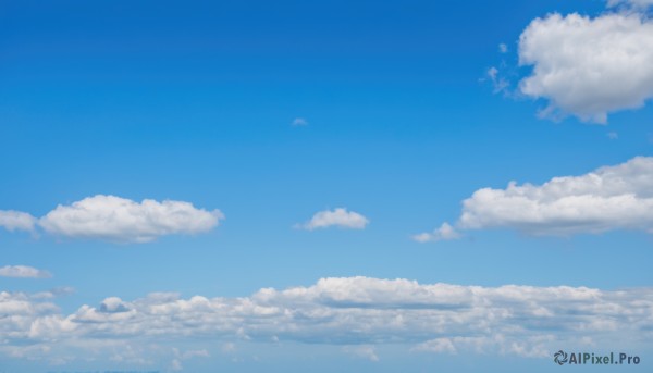 monochrome,outdoors,sky,day,cloud,blue sky,no humans,cloudy sky,scenery,blue theme