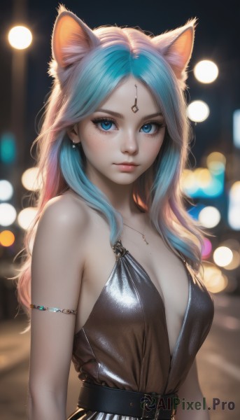 A delightful capture of a female within dynamic scene