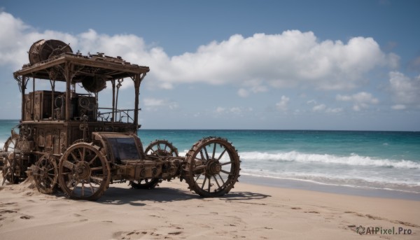 A motor vehicle surrounded by a captivating day