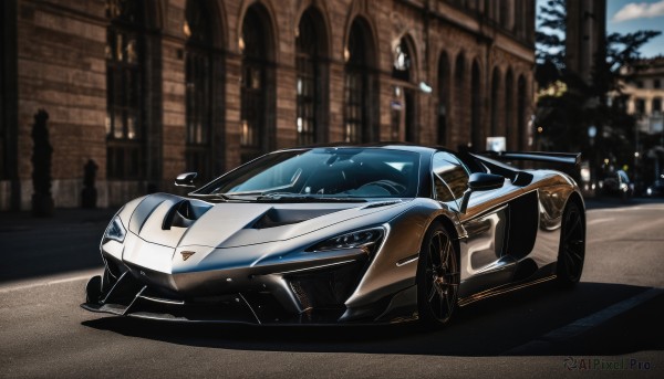 The timeless beauty of a motor vehicle in a bold outdoors