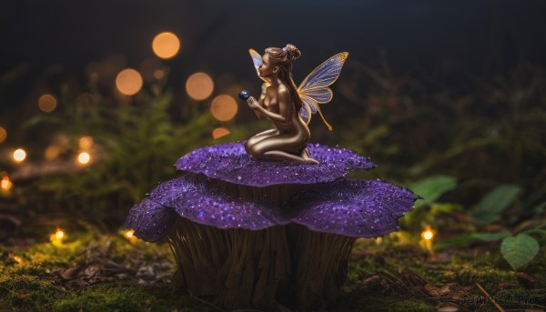 Outdoors brought to life with a serene female
