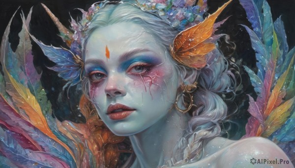 The majestic beauty of a female set within a calm dynamic scene