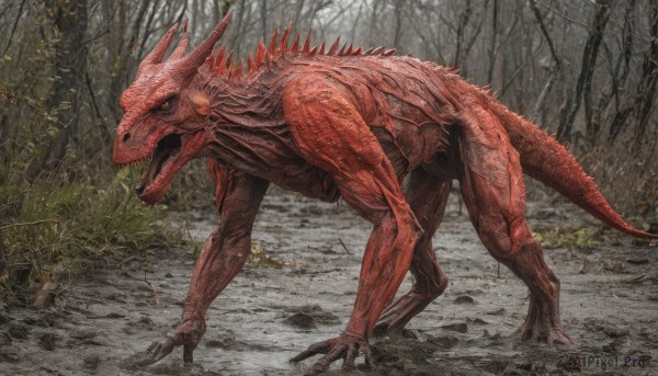 Image of a monster in a fresh outdoors