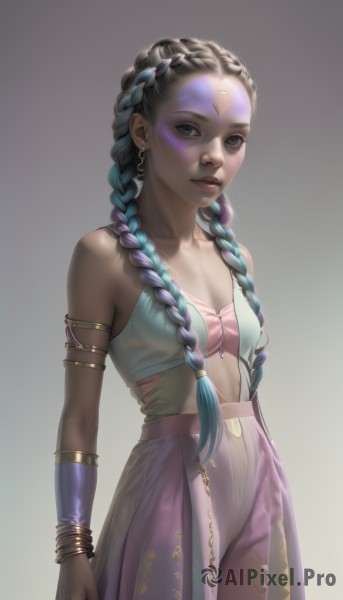 The majestic beauty of a female set within a ethereal dynamic scene