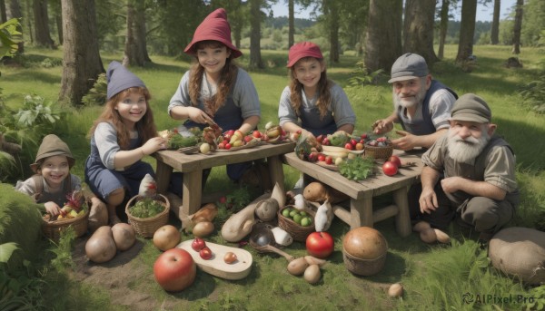 Image of a garden in a fresh day