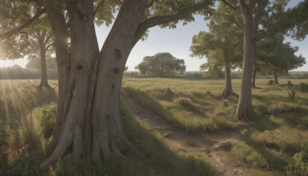 A landscape set against the backdrop of a breathtaking day