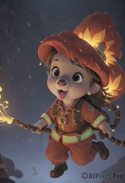 The allure of a male in a majestic fiery outdoors