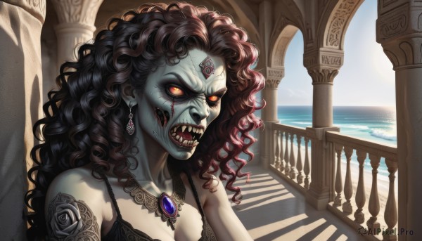 A inspiring view of a female in day