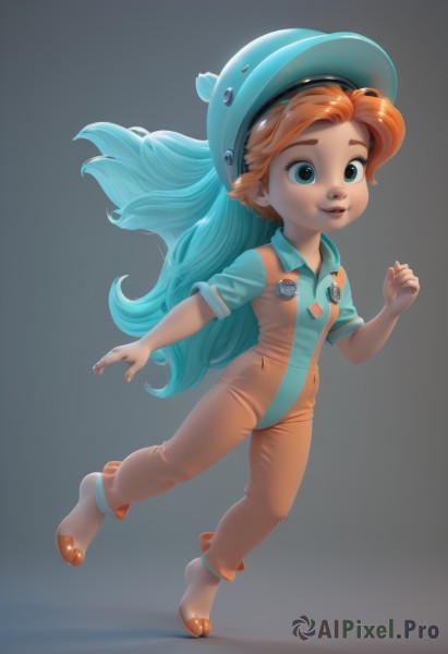 The majestic beauty of a child set within a calm dynamic scene