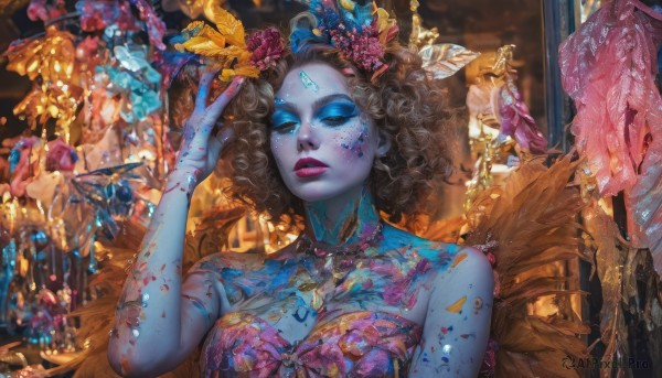 A delightful capture of a female within dynamic scene