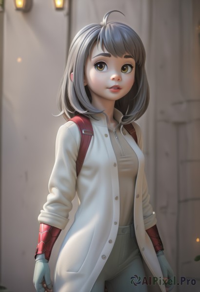 Image of a female in a beautiful dynamic scene