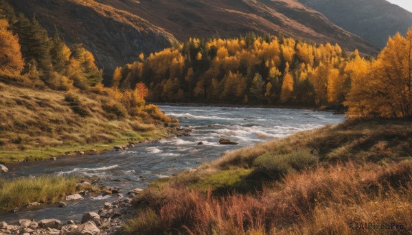 The allure of a landscape in a dynamic day