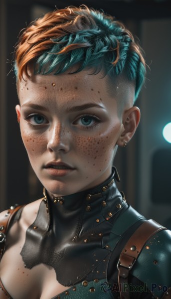 A stunning portrayal of a cyborg in a breathtaking dynamic scene