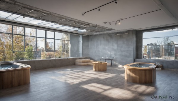 Image of a indoors in a vibrant snowy day