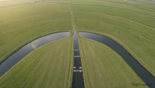 The timeless beauty of a landscape in a bold day