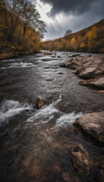 A calm day highlighting a landscape