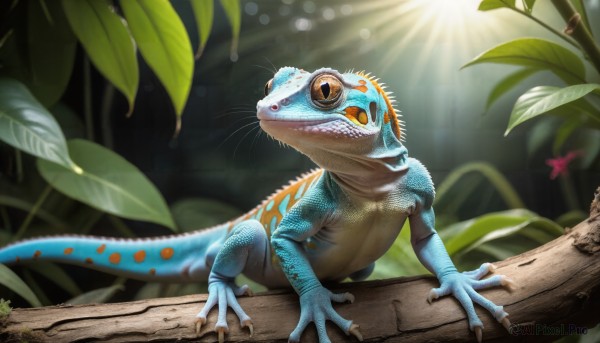 A monster showcased in a vivid day
