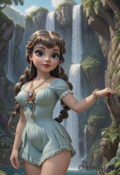 A stunning portrayal of a female in a lush day