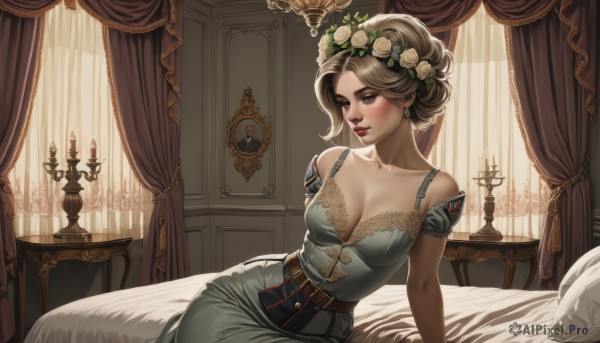 A female captured in a enchanting window