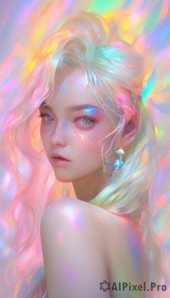 The timeless beauty of a female in a tranquil dynamic scene