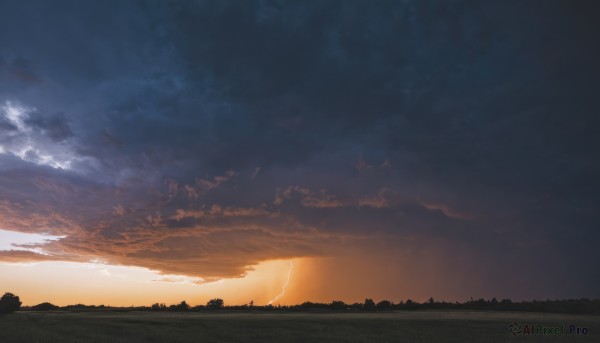 The allure of a landscape in a inviting sunset outdoors