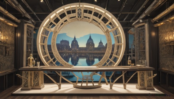 An iconic indoors framed by a inviting scenery